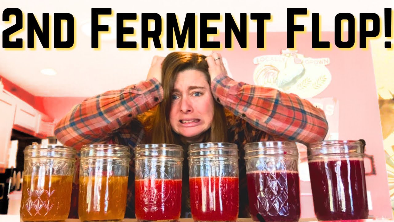 Attempting & FAILING on my Second Fermentation Kombucha!  Learning through Error #FermentedFebruary