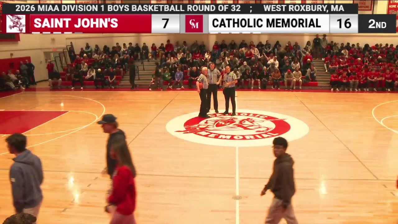 Saint John's vs Catholic Memorial Boys Basketball: 2026 Round of 32 LIVESTREAM