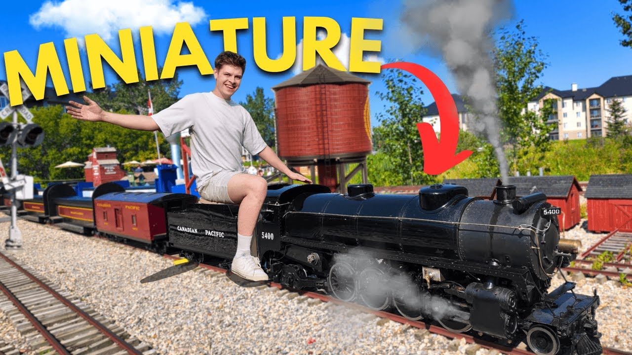 Inside A Giant Miniature Train Park!