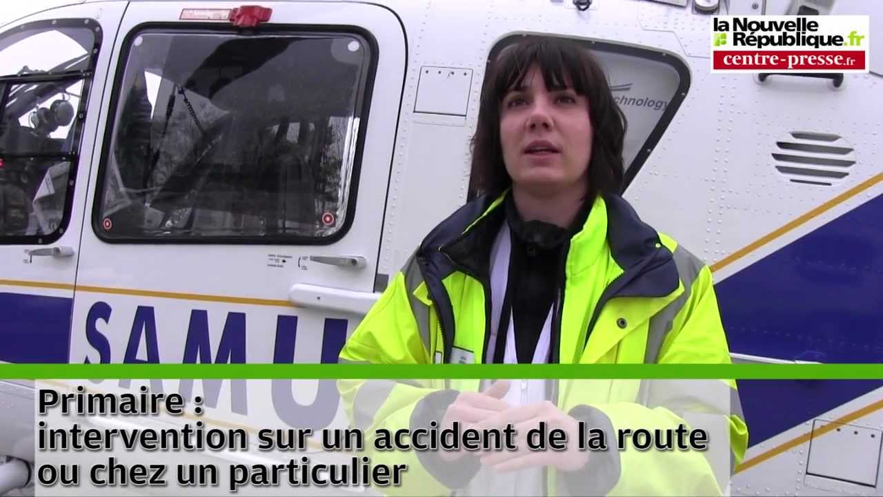 L'hélicoptère du SAMU de Poitiers