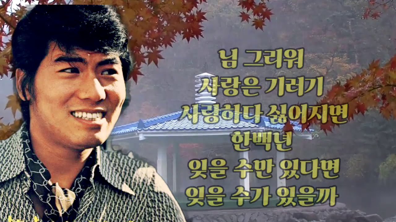 나훈아 명곡❤사랑은 기러기(1969년) 외 다섯곡★님 그리워는 조원길님★한백년은 오만용님 청곡입니다.