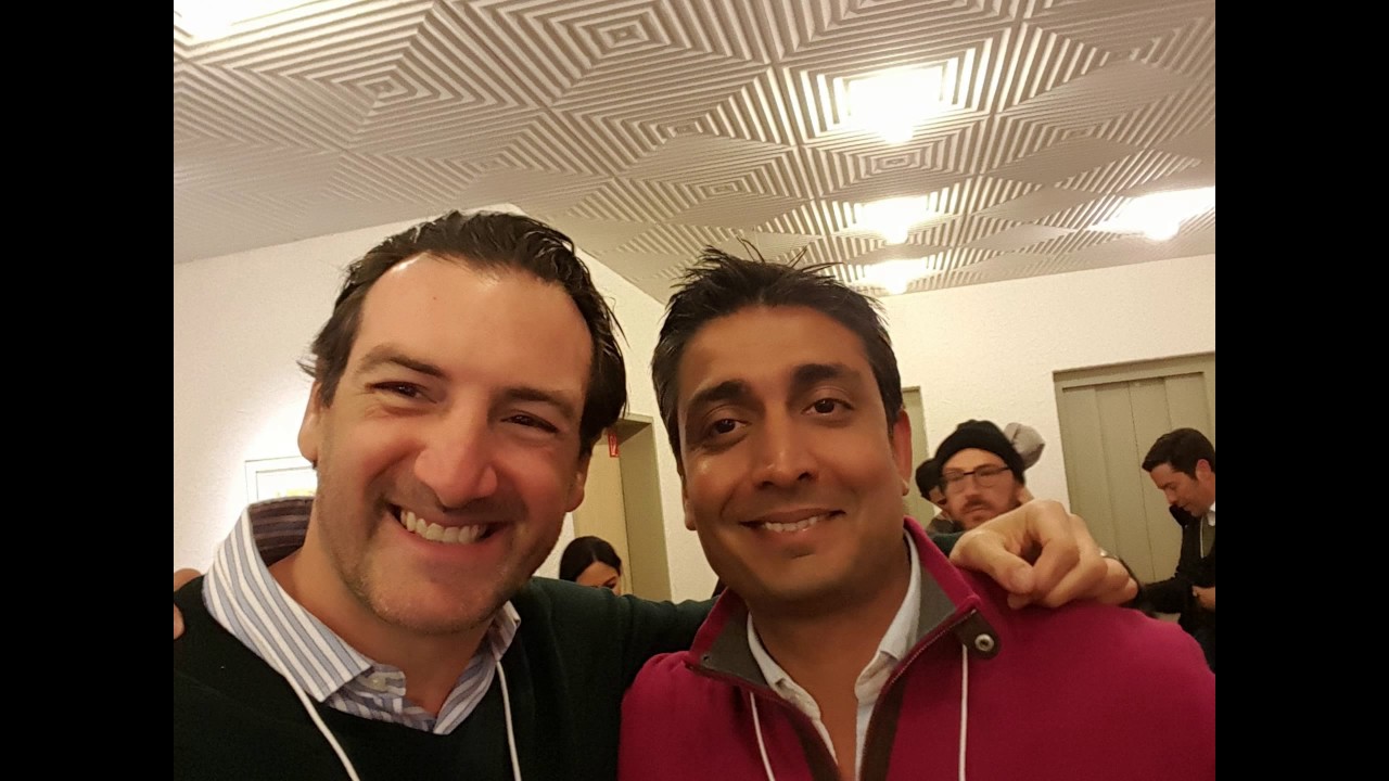 Sandro Salsano with Rishad Premji