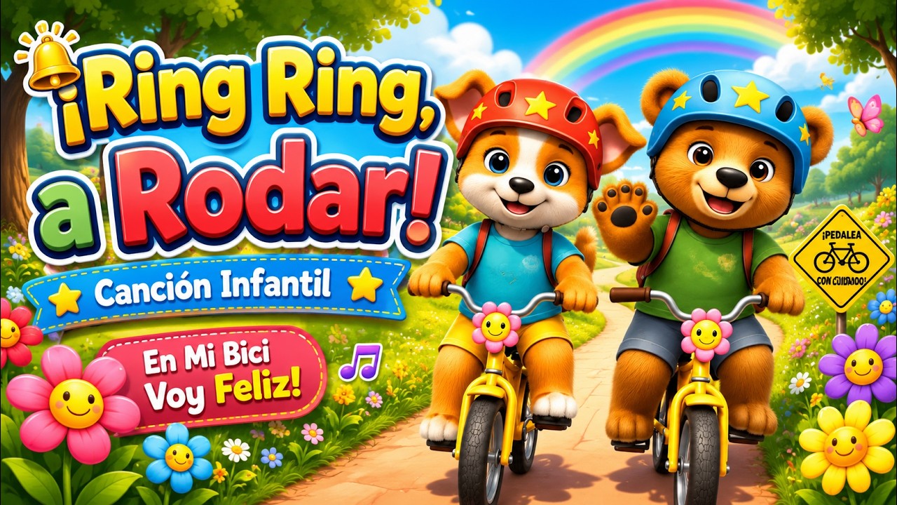 Ring Ring, en la Bici | Canción Infantil para Moverse