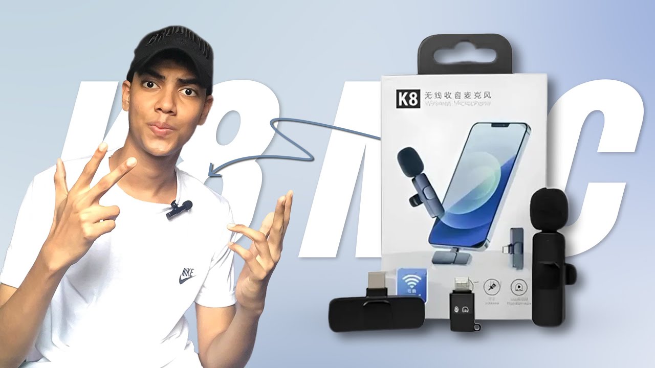 K8 Wireless Microphone Unbox & Review TAMIL❤️
