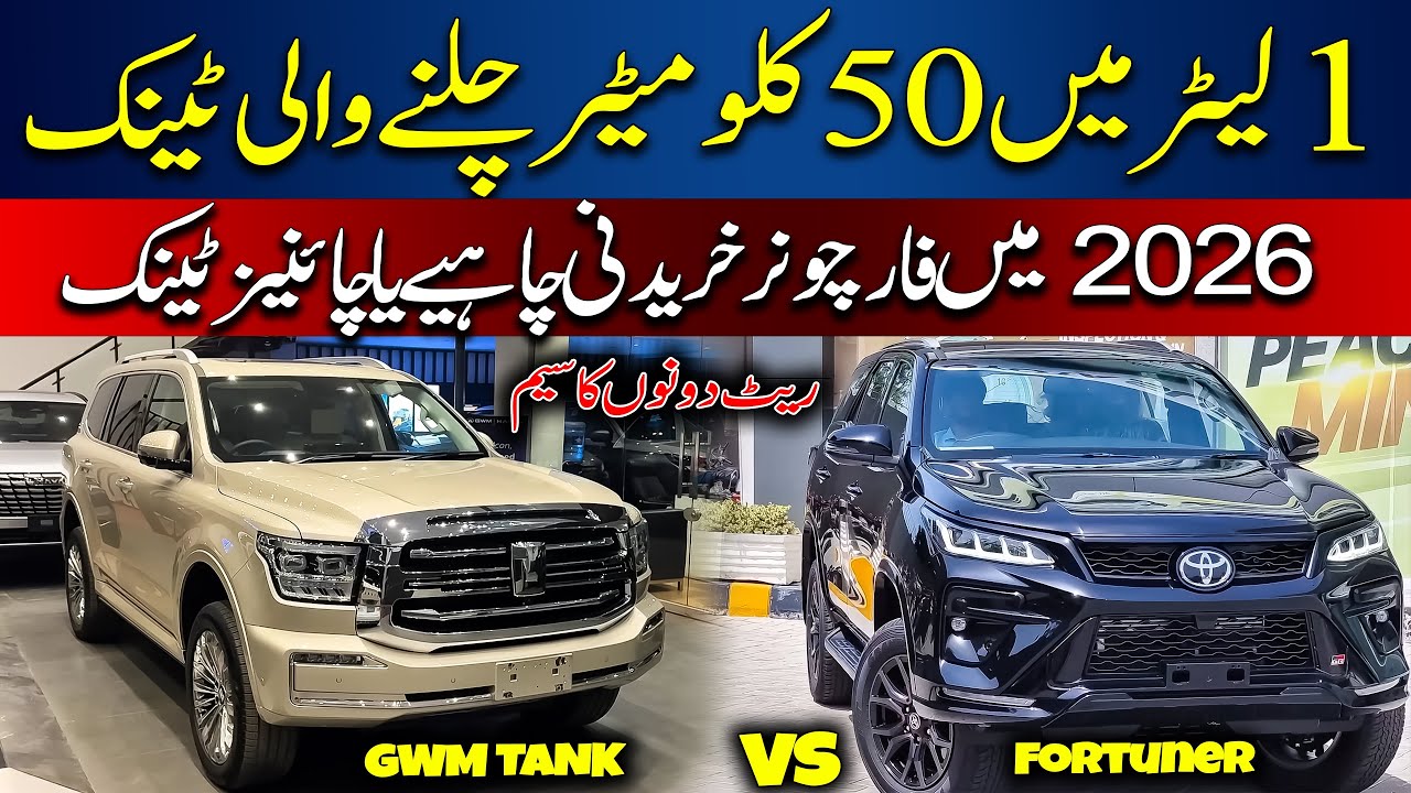 GWM Tank500 Vs Toyota Fortuner GR