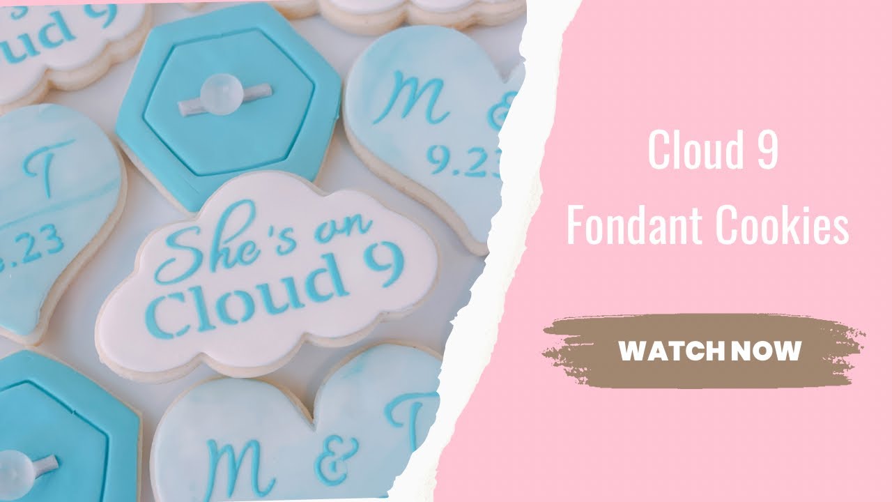 Easy Fondant Cookies Decorating.