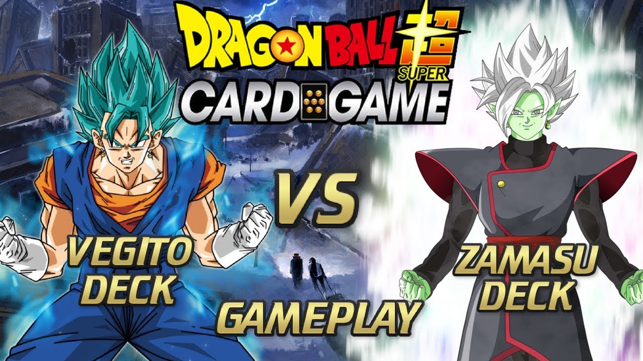 MOST POWERFUL Vegito vs. Zamazu Battle! Dragon ball Super Cards