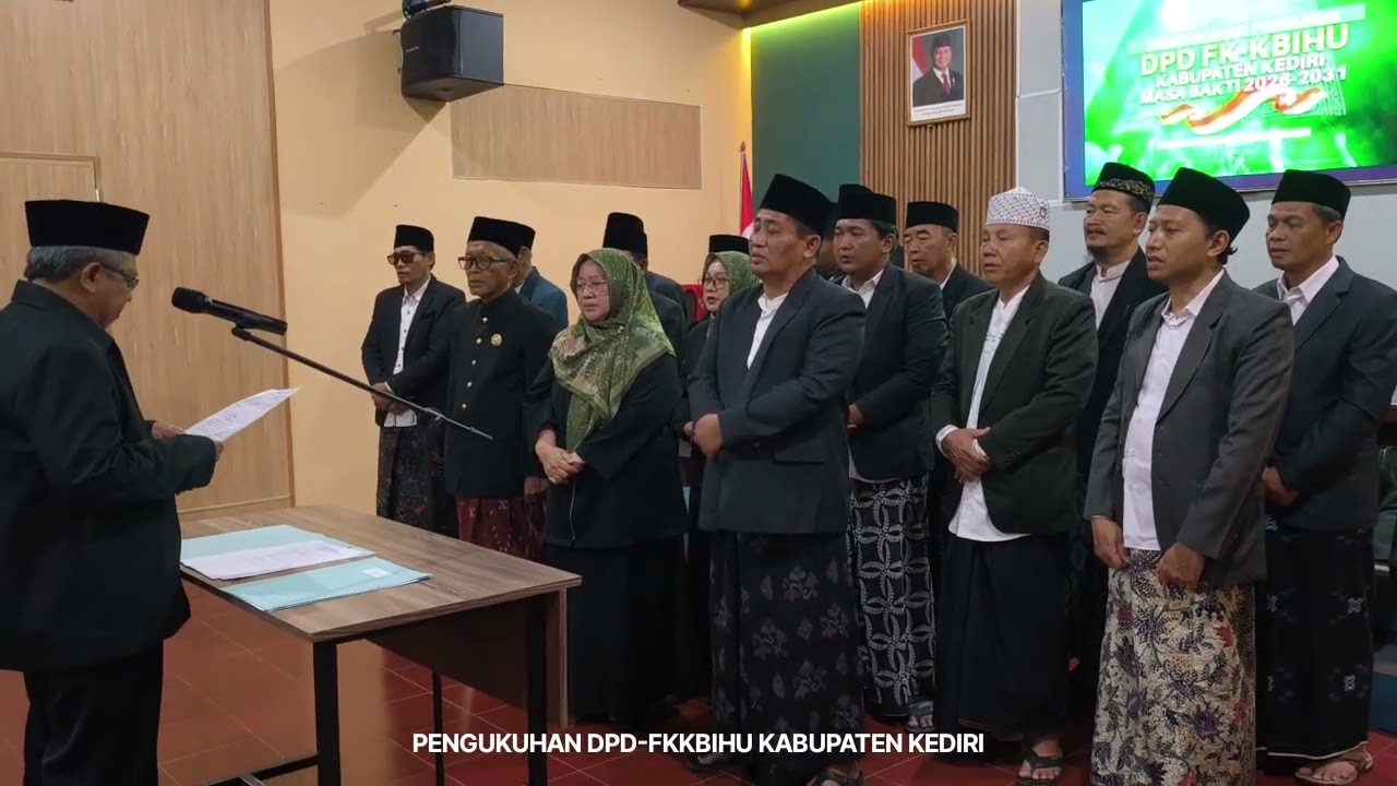 PENGUKUHAN DPD FK-KBIHU KABUPATEN KEDIRI