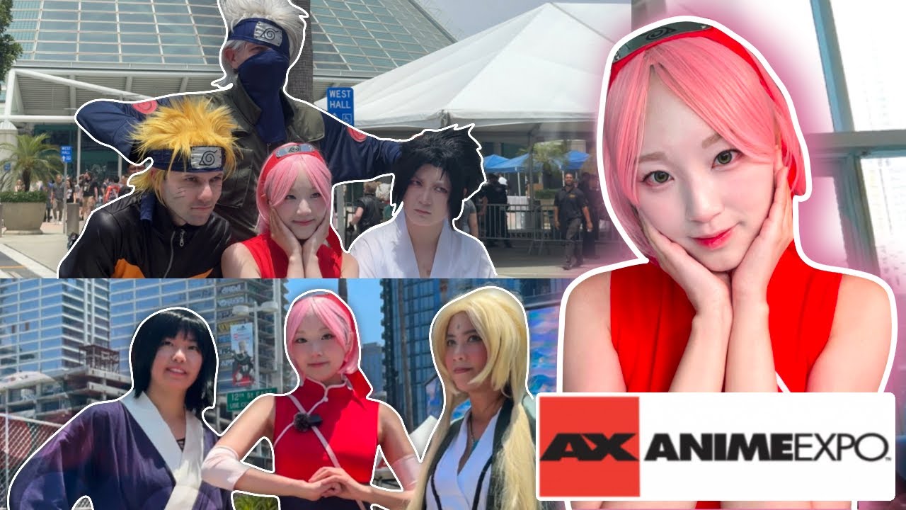 ‧₊˚❀ Anime Expo 2024 / AX 2024 Vlog DAY 3 || Anime convention, walk-through, Naruto cosplay meet-up
