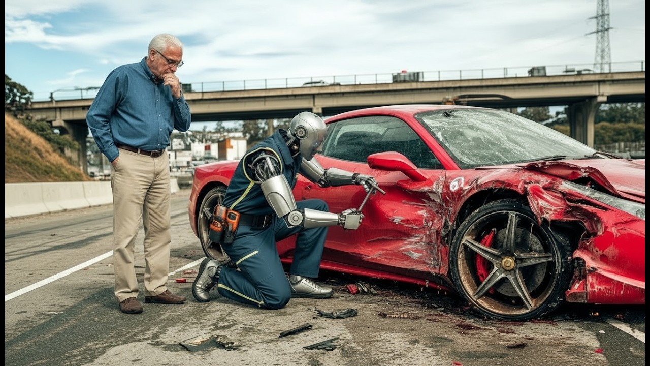 I Bought a $500 Burnt Ferrari! Grandpa's Hero Robot Pulls Off a Miracle!
