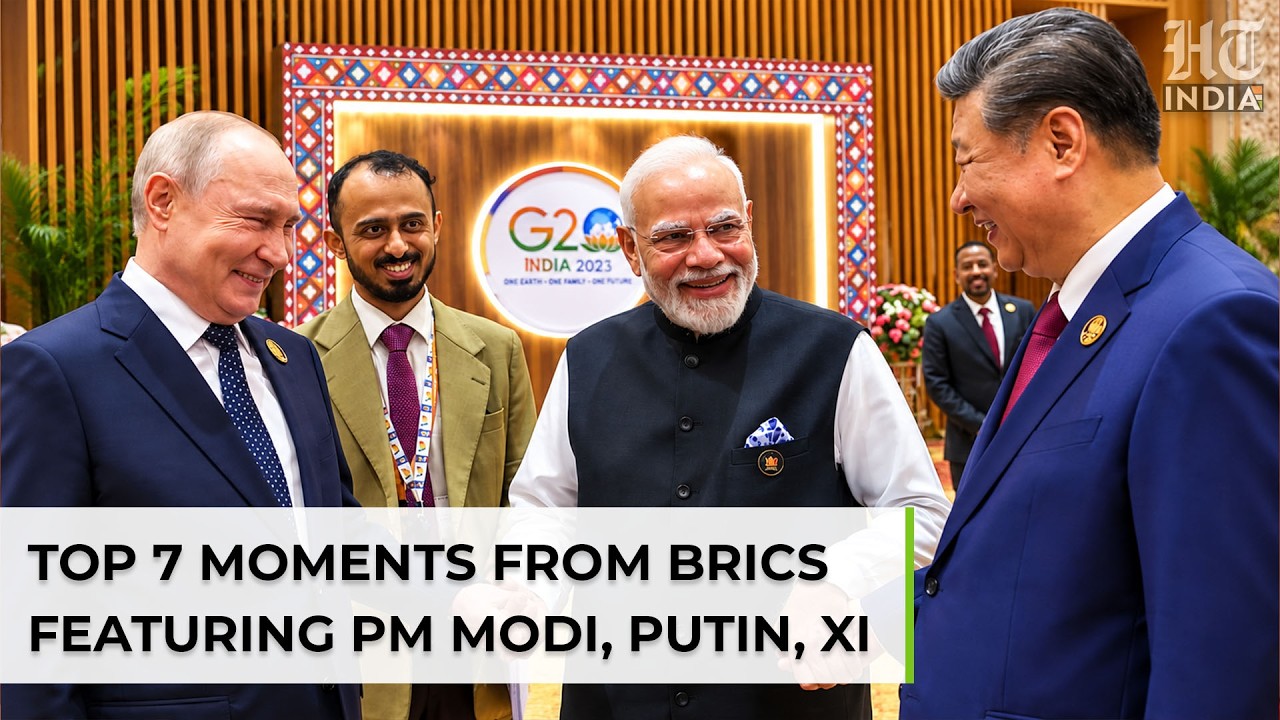 On Cam:&nbsp;7 Most Interesting Moments From BRICS Featuring PM Modi, Putin, Xi Jinping