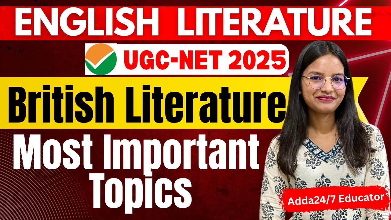 Most Important Writers📌| British Literature**UGC-NET English Literature  #ugcnet #englishliterature