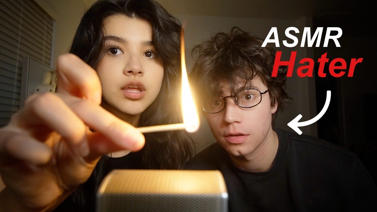 Boy Best Friend Tries ASMR for the First Time... | Sara Echeagaray