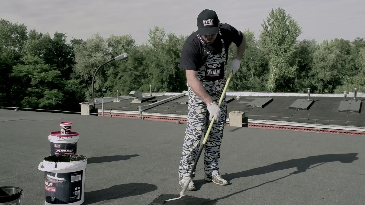 Renowacja dachu płaskiego, film instruktażowy Evomer