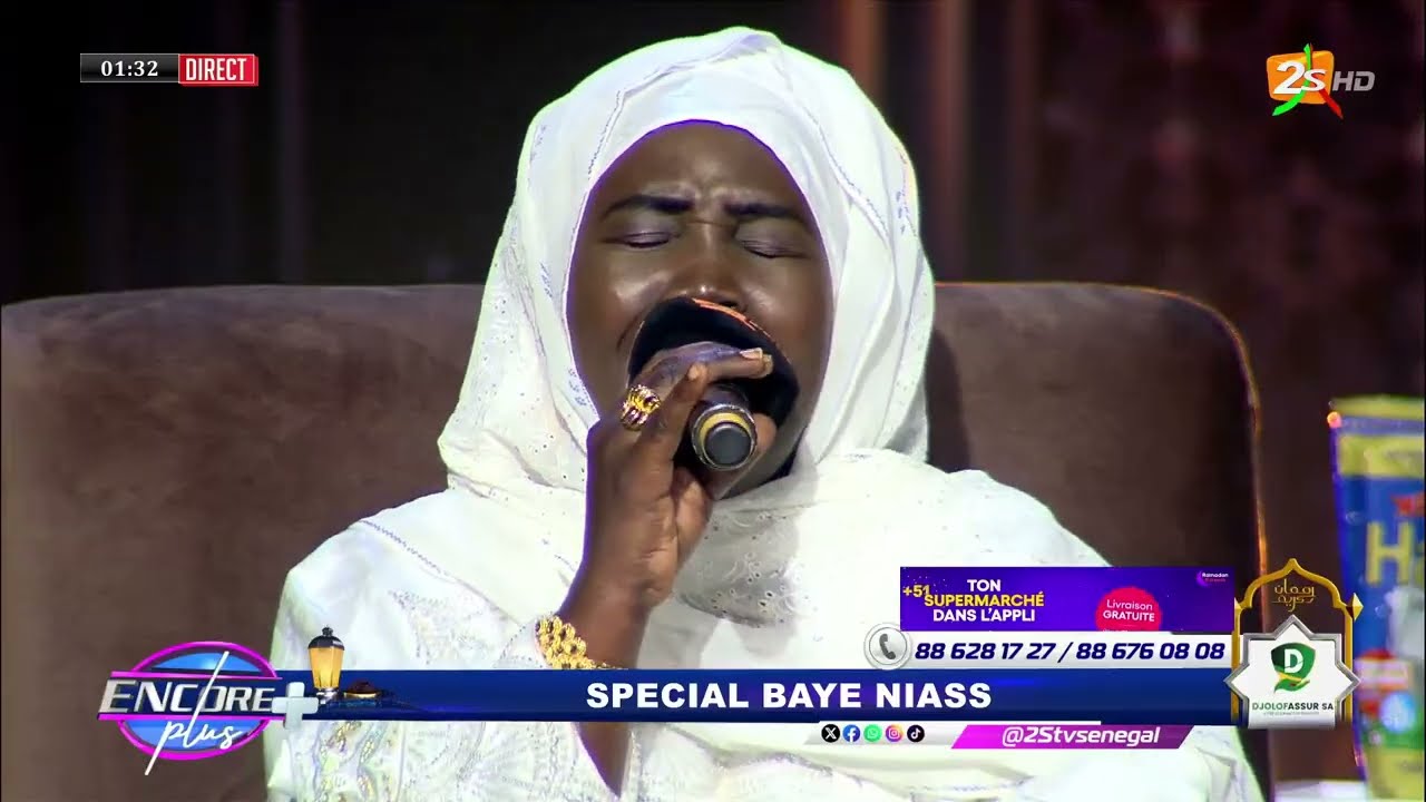 Quand Zayda Khady Diaw transforme le plateau du spécial Baye Niass Zikr en pure émotion