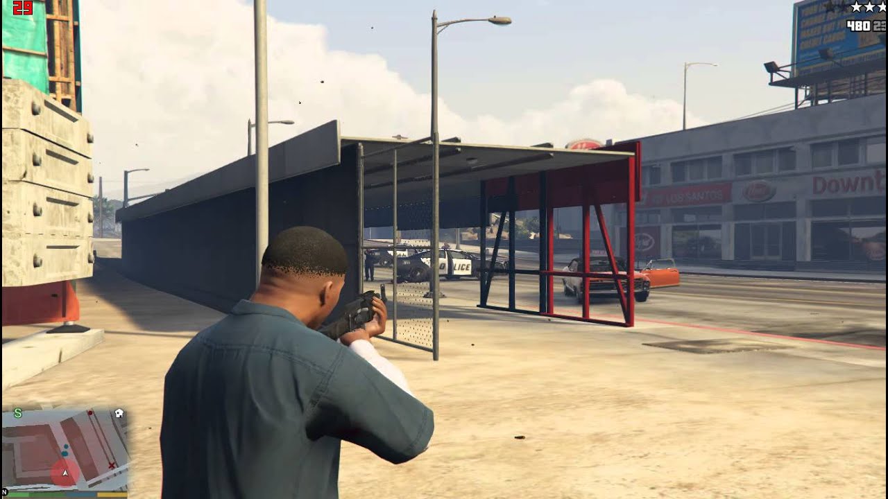 GTA V GT 730 open world performance (30 FPS)