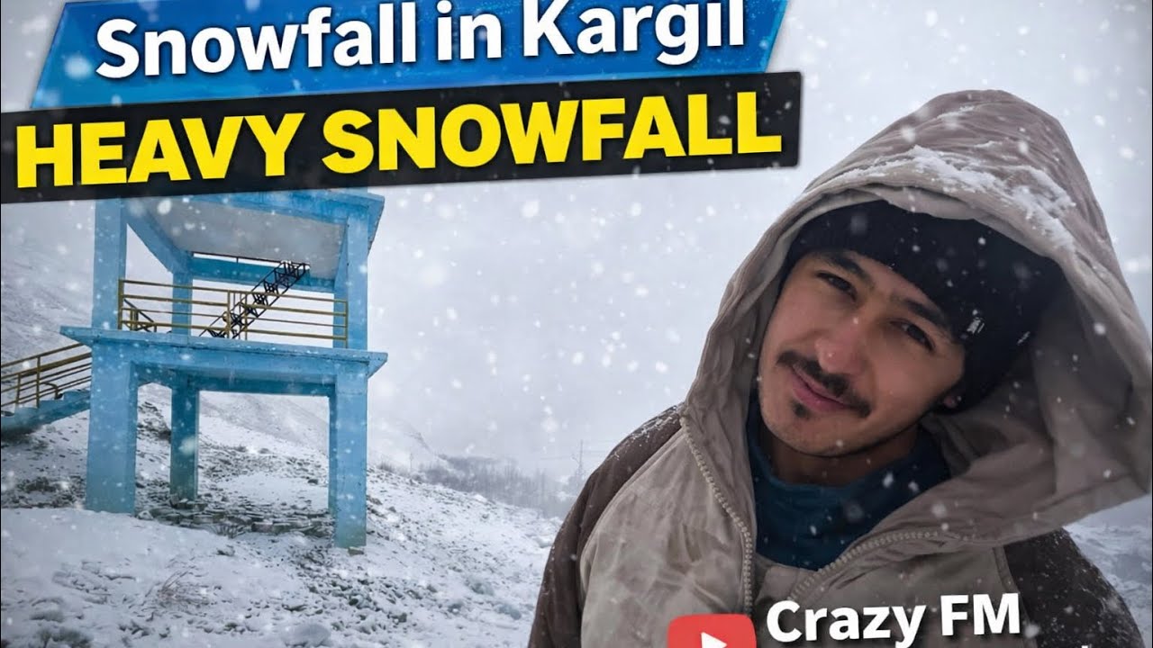 Snow fall vlog 16 ||Kargil Sankoo || 18 January 2026 