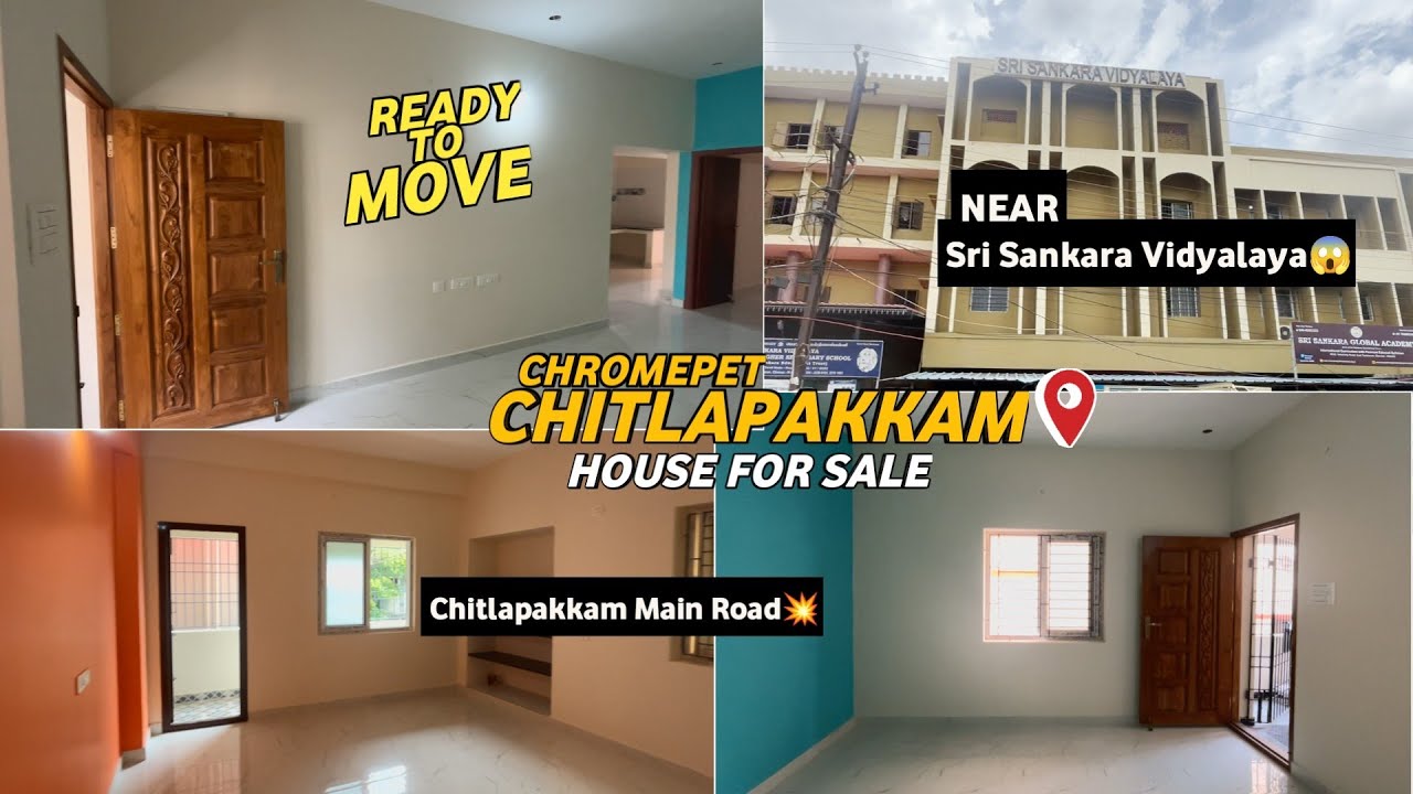 Ready to Occupy💥3BHK & 2BHK😱Flats for sale in Chromepet Chitlapakkam😍Near Sankara Vidyalaya🏡