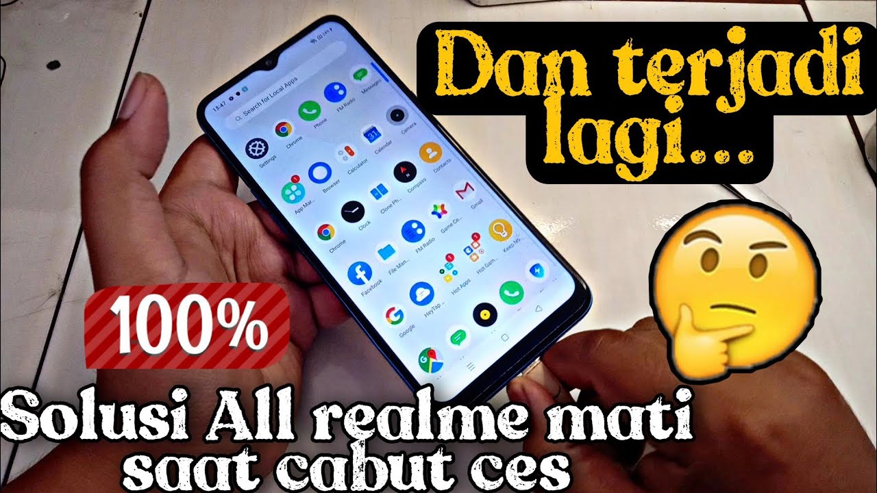 cara mengatasi all realme restart nyala saat colok ces mati saat cabut cas, begini solusinya 100%