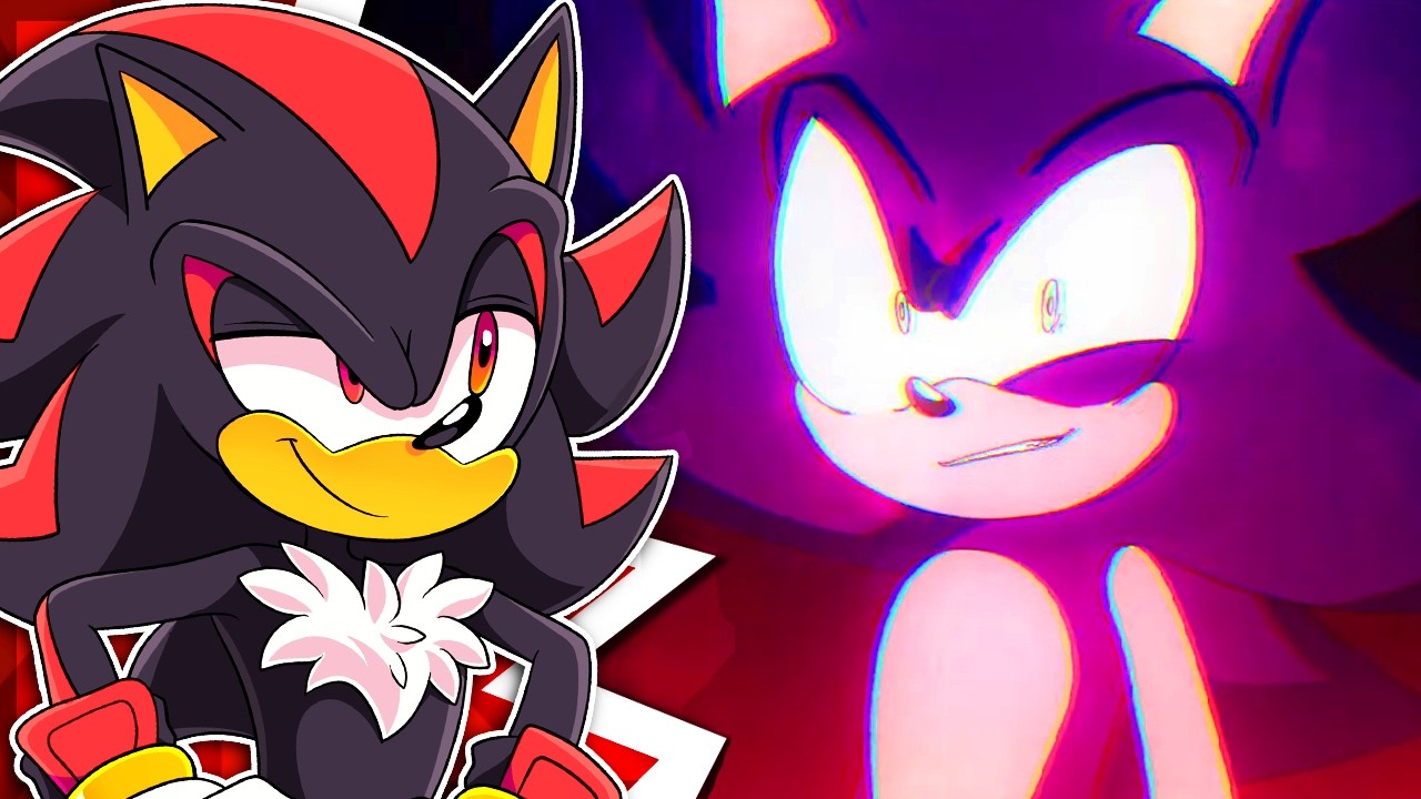 Реакция Тени на DARK SONIC VS SHADOW!