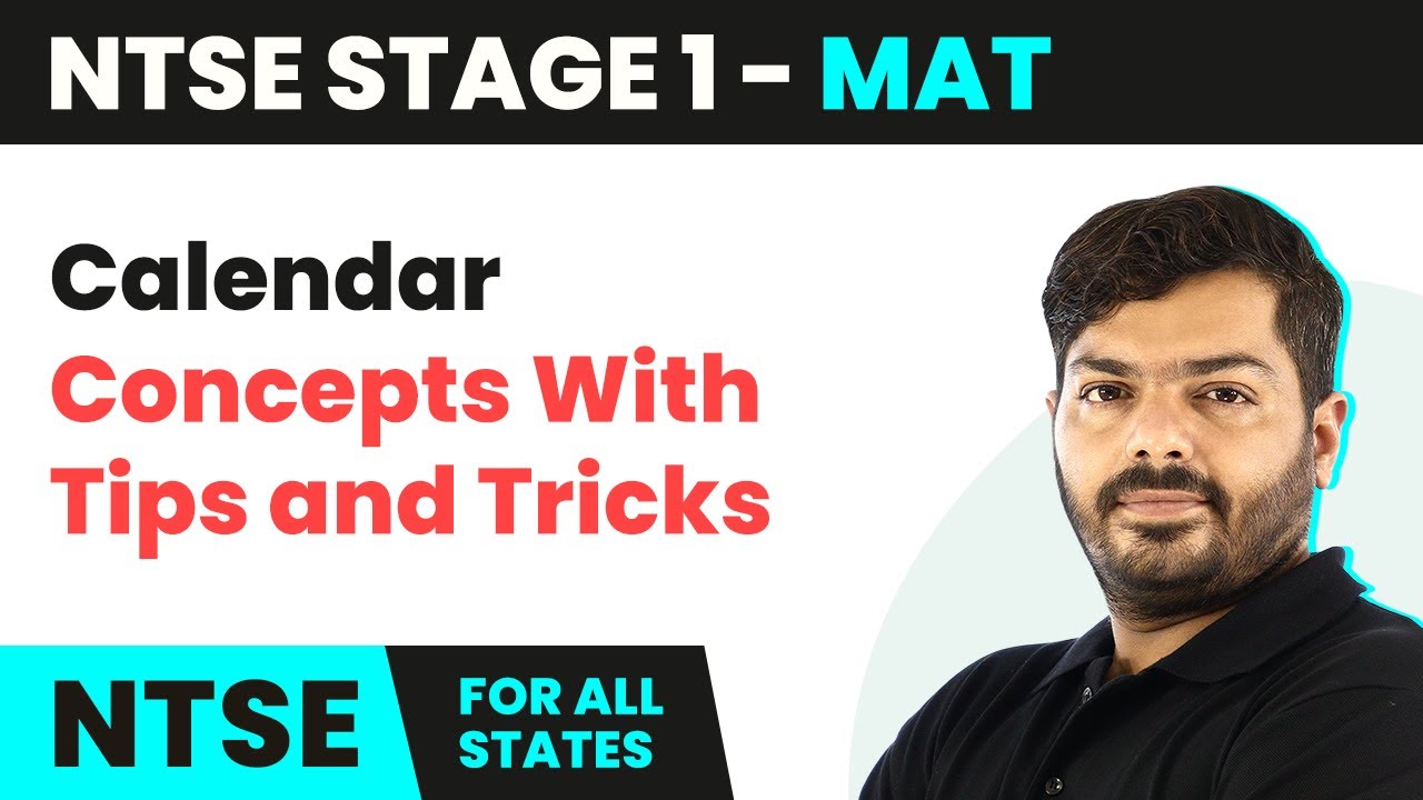 NTSE MAT (Stage 1) | Calendar - Concepts With Tips and Tricks