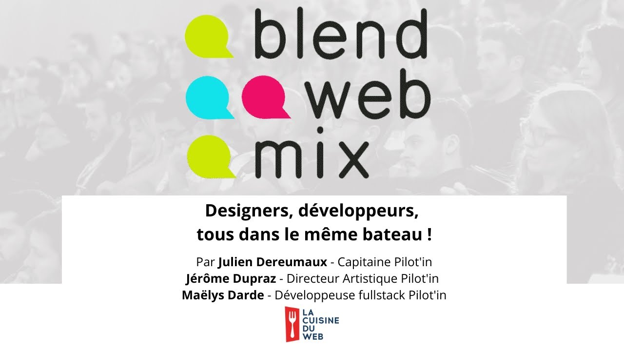 Designers, développeurs, tous dans le même bateau !