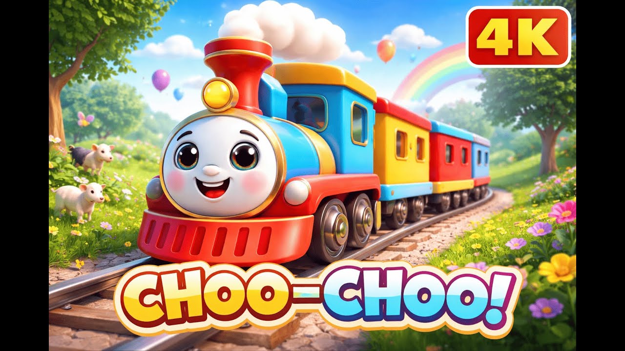 “Choo-Choo Happy Train ” #kidsentertainment #trainsongsforkids #littledodoworld #animation #cute