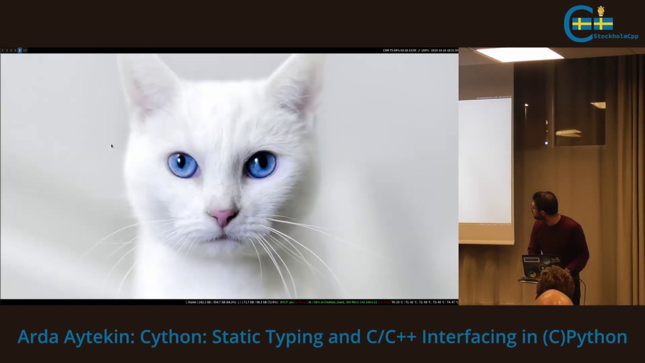 Arda Aytekin: Cython: Static Typing and C/C++ Interfacing in (C)Python