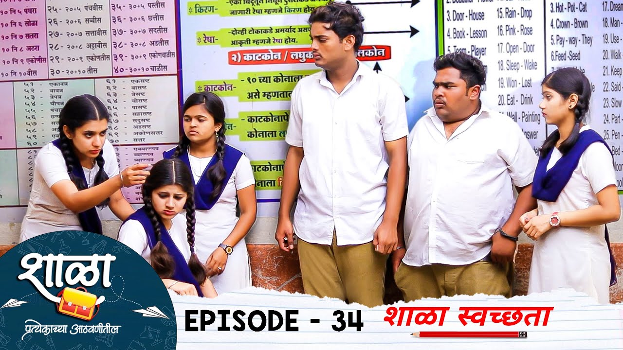 Shala Pratekachya Aatvanitil | EP 34 | शाळा प्रत्येकाच्या आठवणीतील |भाग 34| शाळास्वच्छता |Web Series