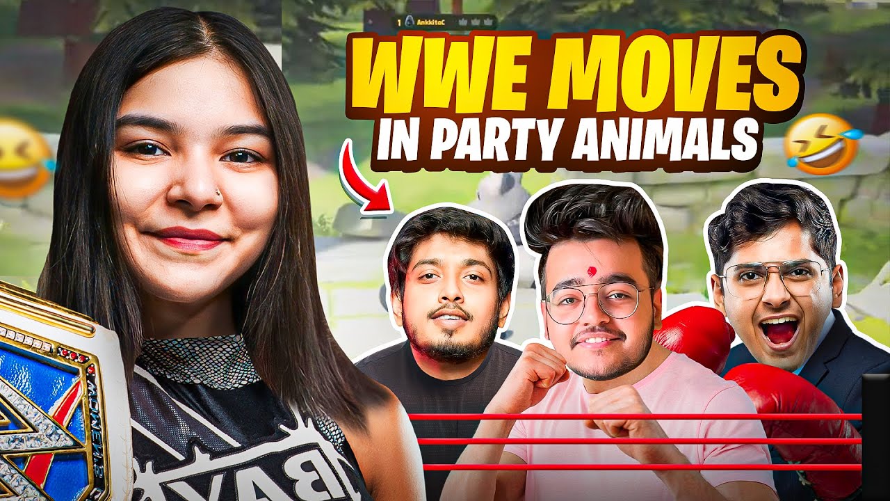 WWE Moves in 'S8UL's PARTY ANIMALS' game🤣 | *Gone Wild* 🥵