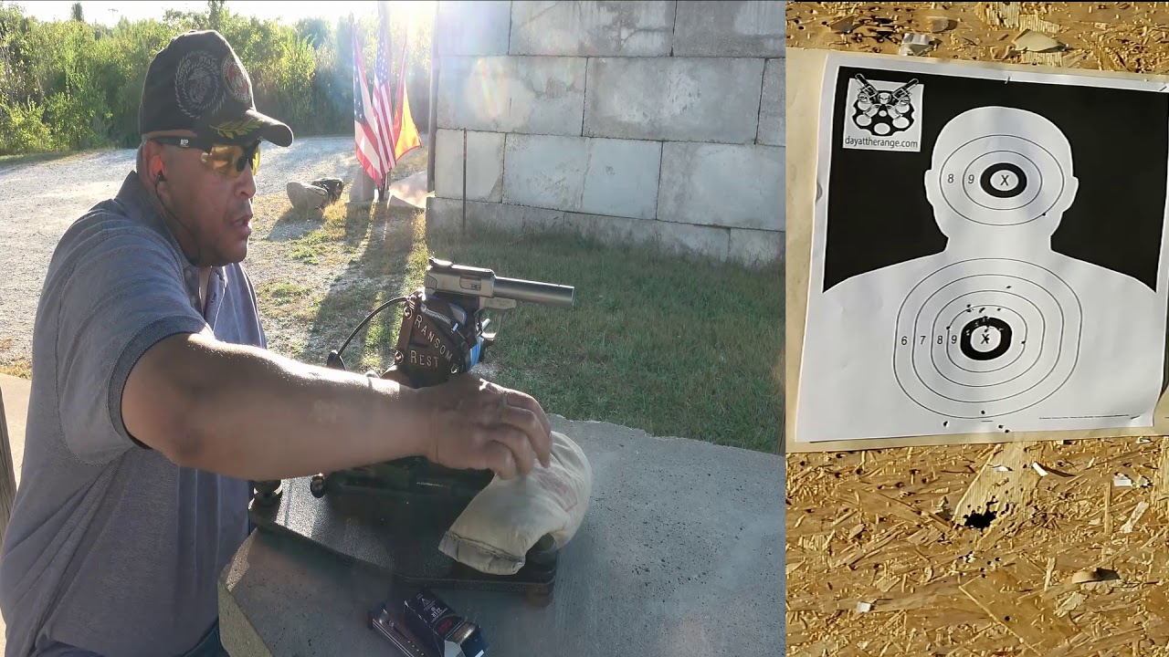 Победа S&W - линия Factory против Volquartsen Barrel 50 ярдов - В покое выкупа