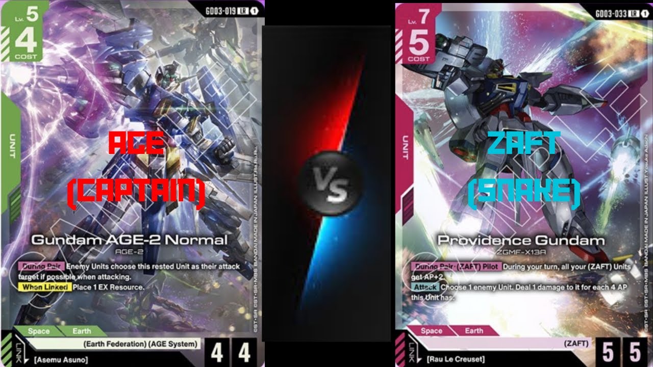 Gundam set 3 Mono Green AGE Vs RED Zaft