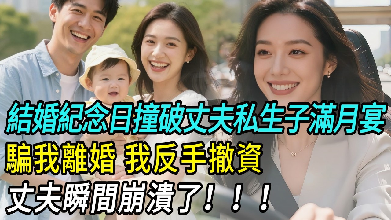 結婚紀念日撞破丈夫私生子滿月宴，騙我離婚，我反手撤資，丈夫瞬間崩潰了！