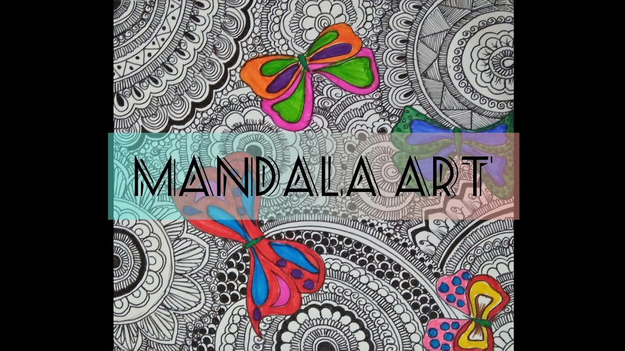 Mandala Art || Mandala Art For beginners Step By Step || Mandala design || Jenny's world