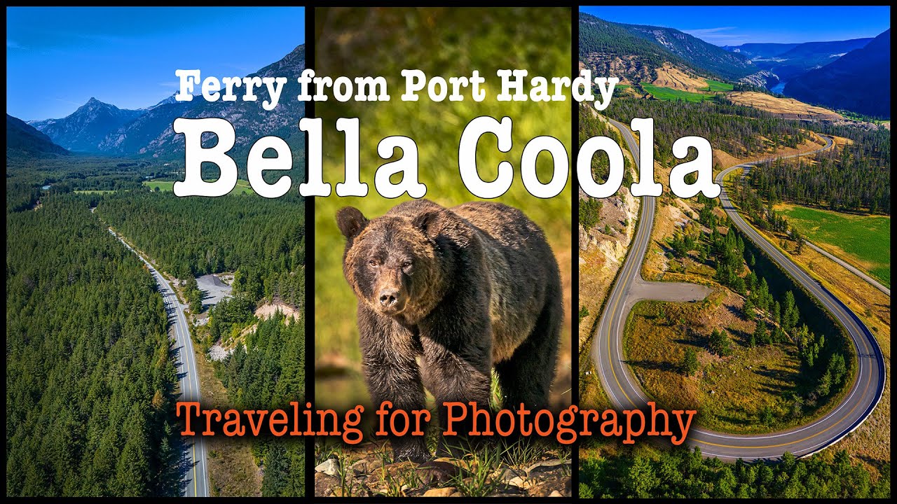 Ferry to Bella Coola, British Columbia for Grizzly bears and scenery. Traveling for photography.