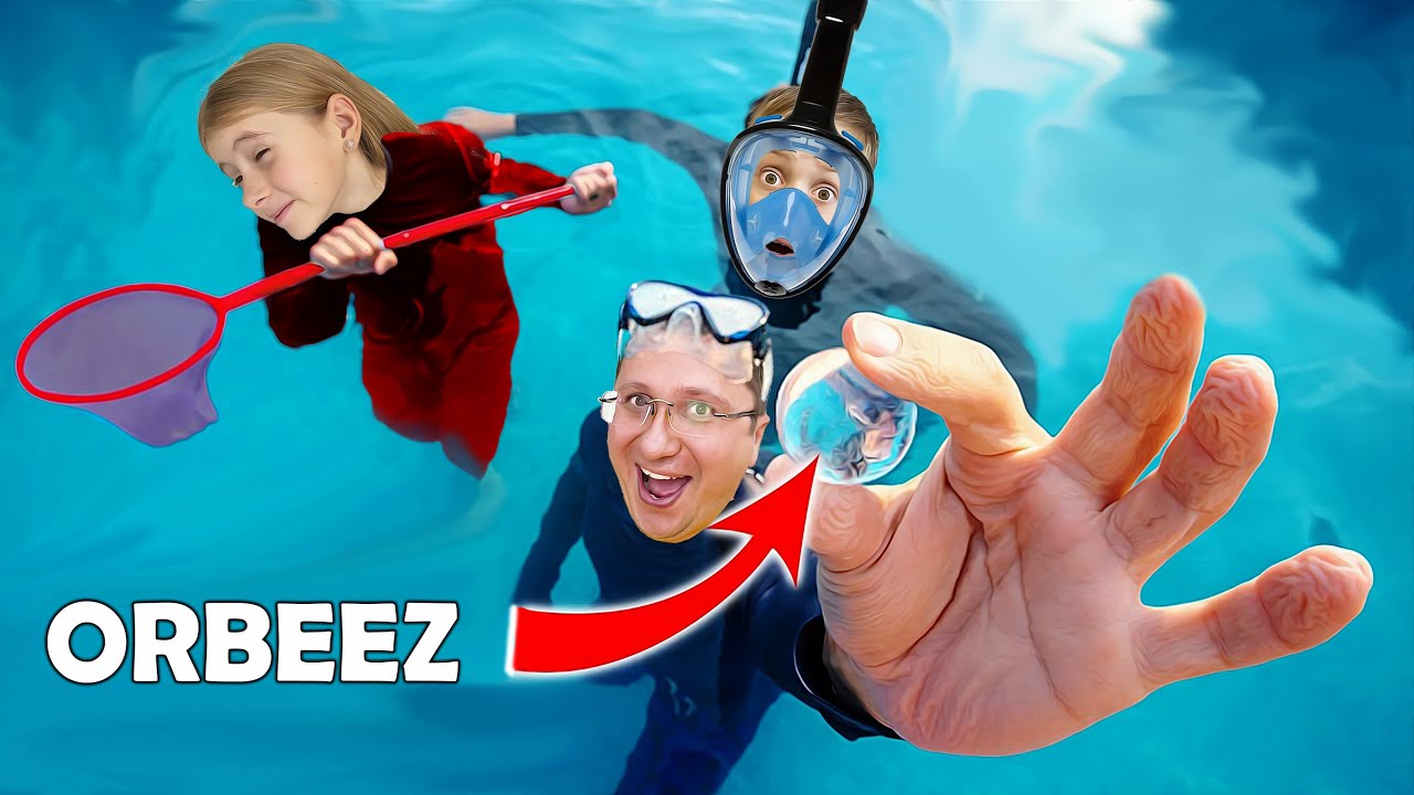 🌊 GĂSEȘTE ORBEEZ în APĂ 🏊 24 de ORE în JACUZZI ⏰ PARTEA 5