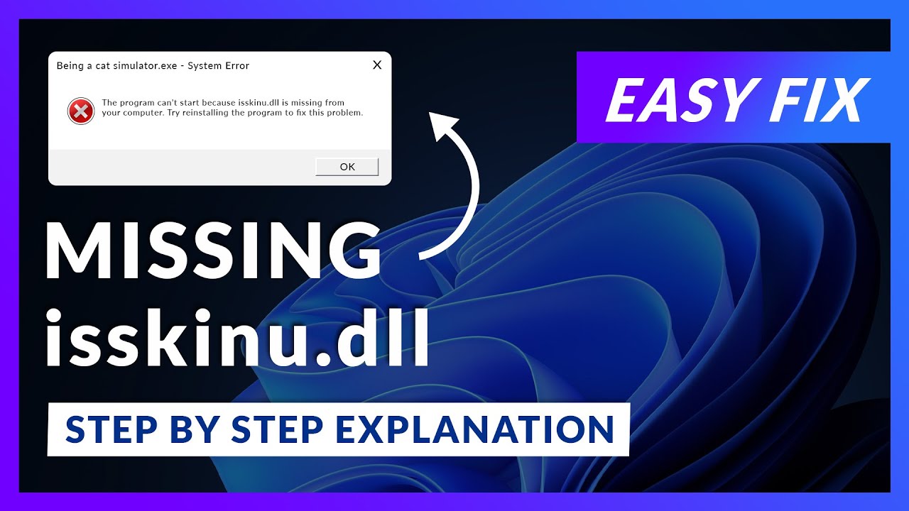 isskinu.dll Error Windows 11 | 2x FIX | 2023
