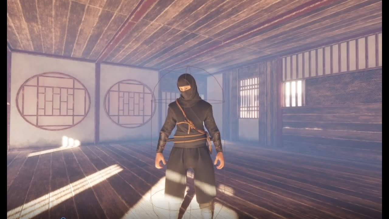 Feudal Japanese Stealth - Early Parkour Testing