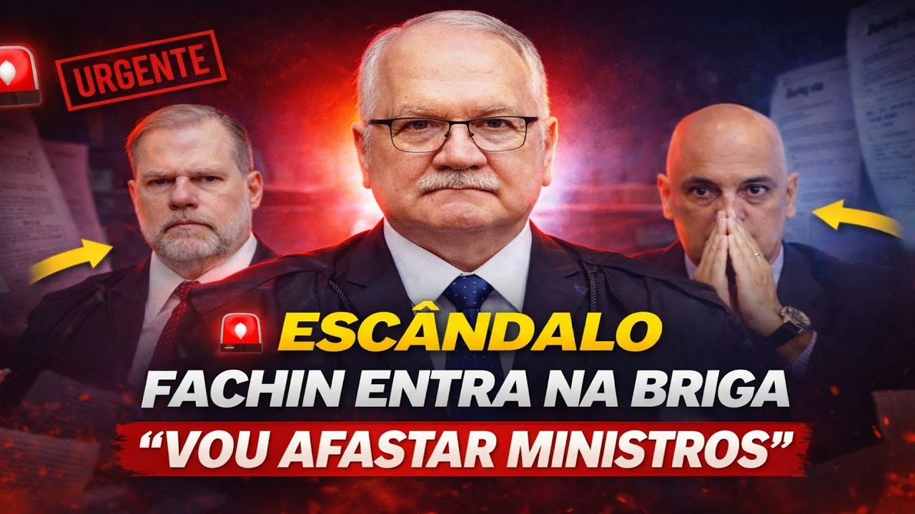 FACHIN ANUNCIA - VOU AFASTAR MINISTROS