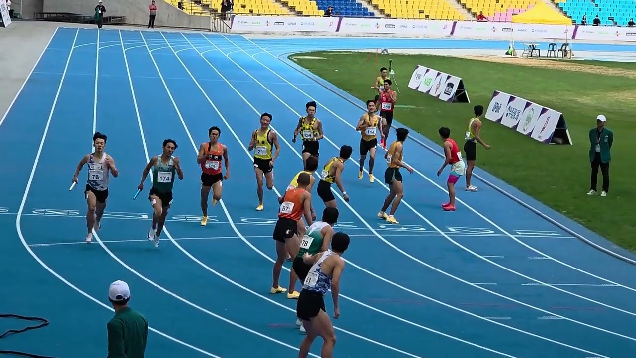 남고등부 4×400mR 결승경기 ~! 광주대표 우승 2025 전국체전 부산대회 