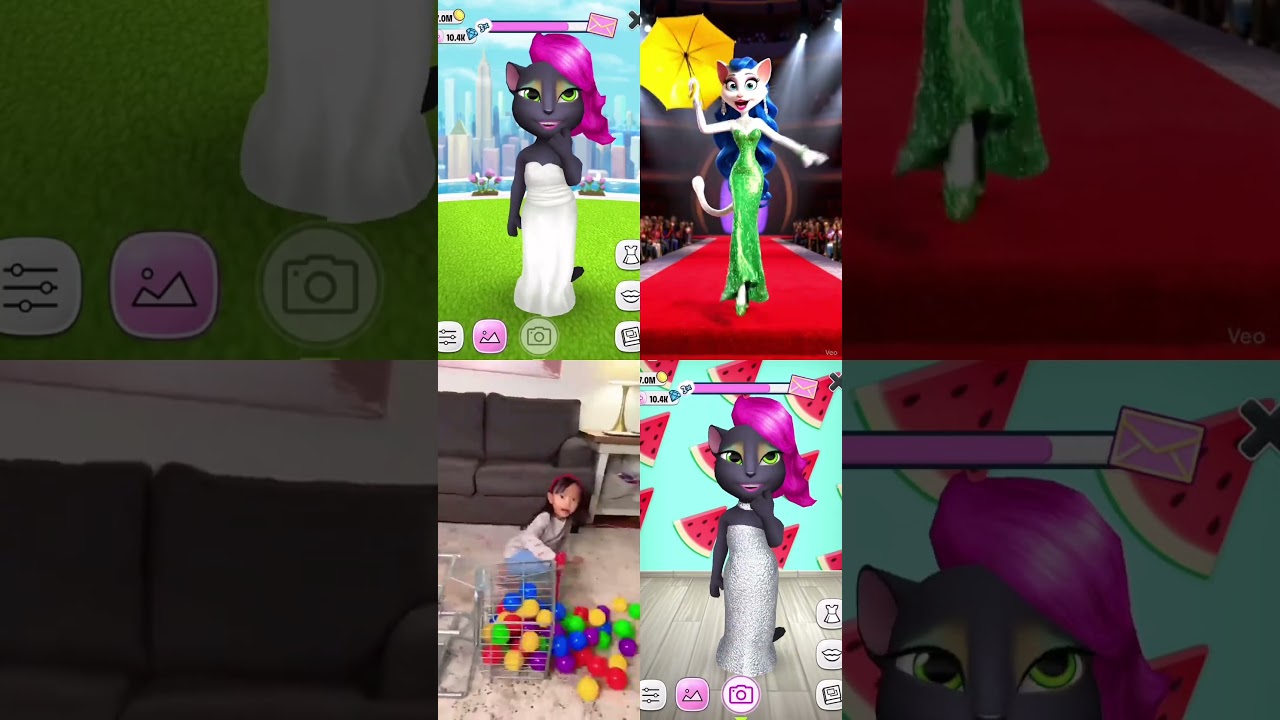 My Talking Angela &ndash; Funny Moments #mytalkingangela #shorts #funny