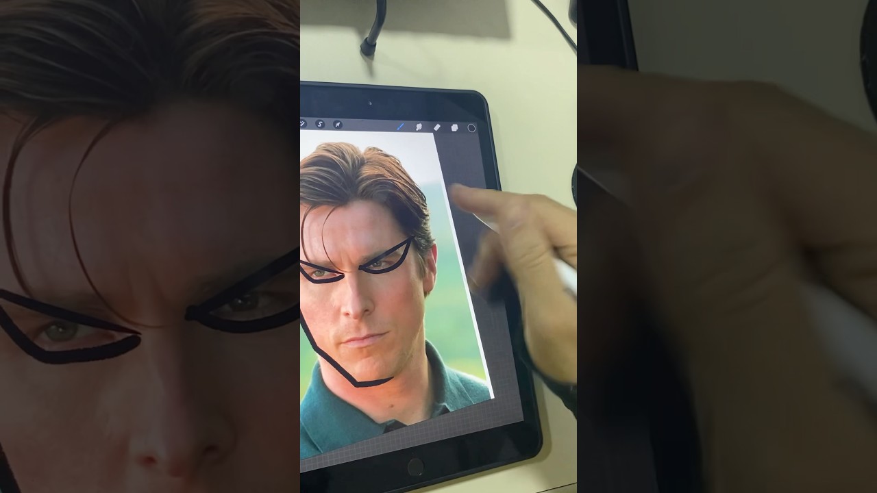 Desenhar o Batman Bale 
