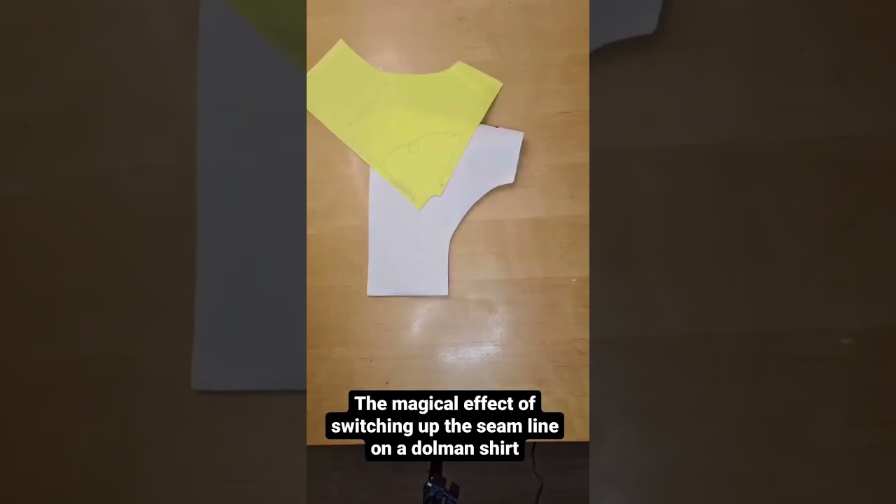The magical effect of switching up the seam lines in a dolman sewing pattern and what happens
