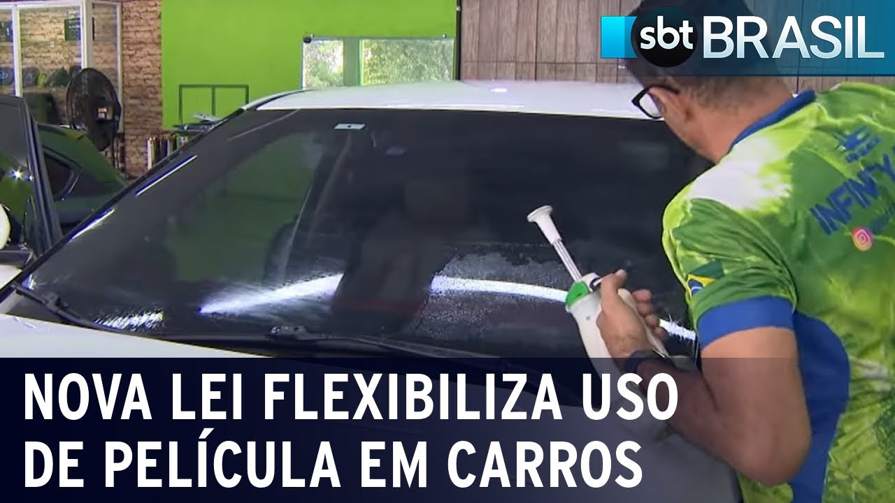 Nova lei flexibiliza uso de película em carros | SBT Brasil (11/01/23)