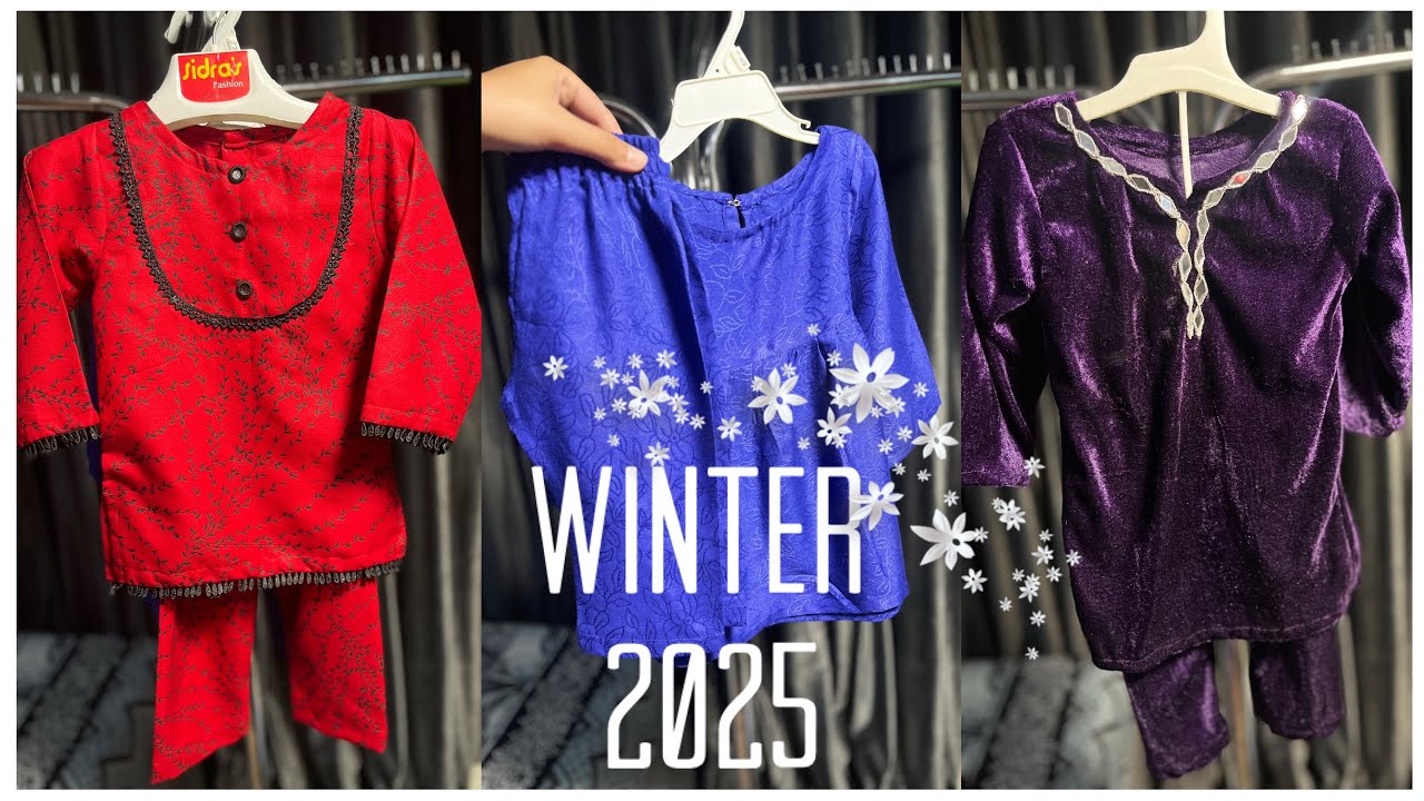 Dress designing 2025| kids winter dresses