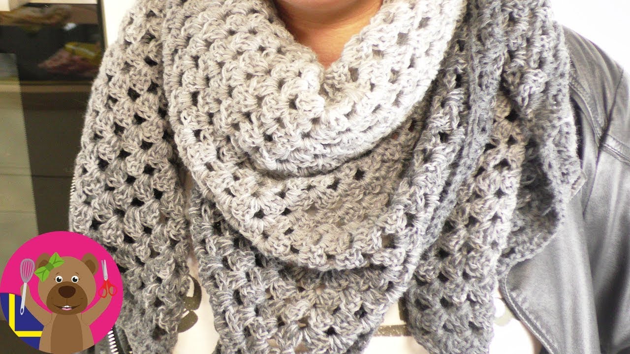 Virka din egen XXL-scarf med Ombre-garn | 50 shades of gray