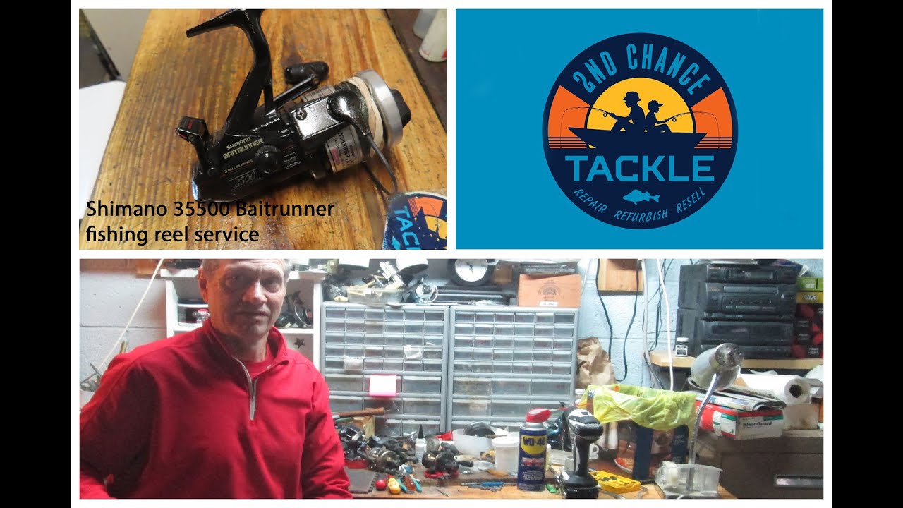 Shimano 3500 Baitrunner fishing reel how to take apart and service