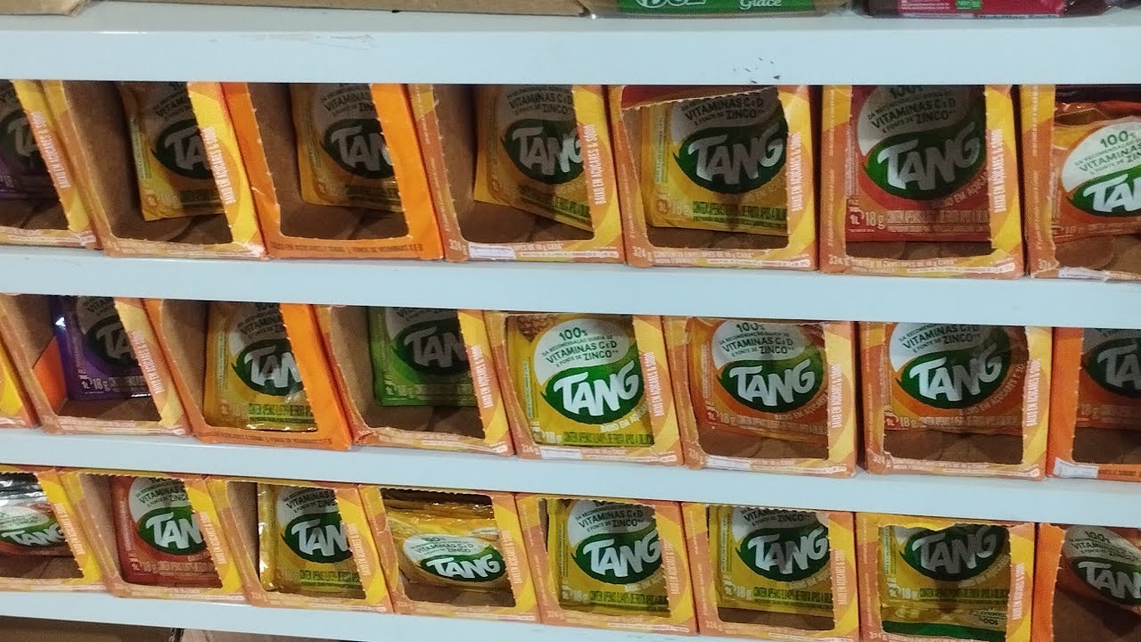 ORGANIZANDO REFRESCO TANG NA PRATELEIRA |  PASSO A PASSO