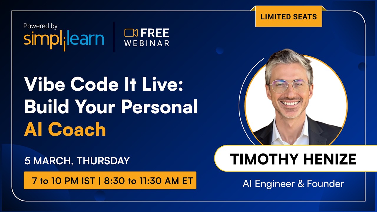 How To Build Your Personal AI Coach | Vibe Coding Tutorial For Beginners 2026 | Simplilearn