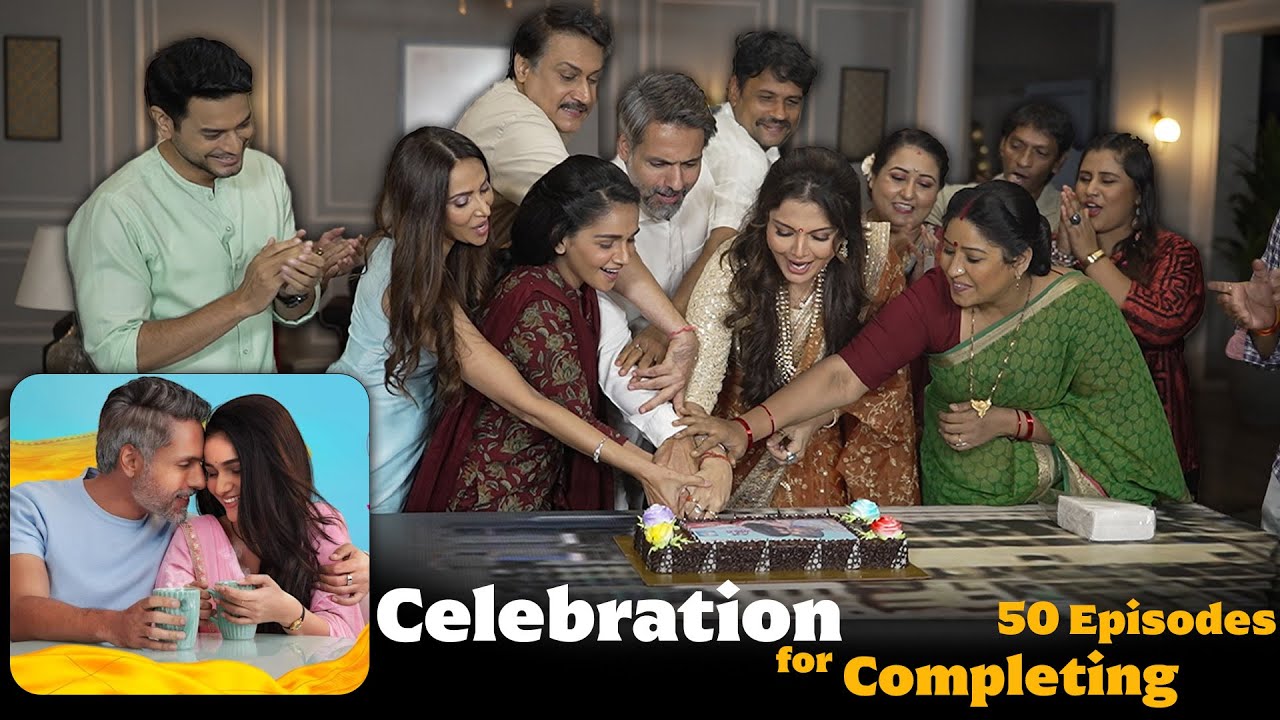 Na Umra Ki Seema Ho On Set | cake cutting celebration for completing 50 episodes | Viral Tv